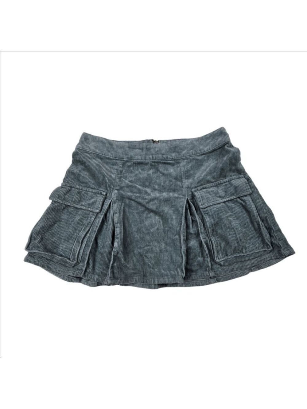 Wild Fable Corduroy Pleated Skirt Medium
